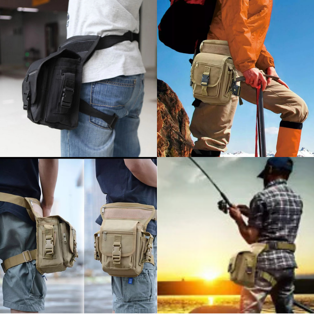 Muslera Táctica Impermeable Riñonera Pierna Outdoor Pintball