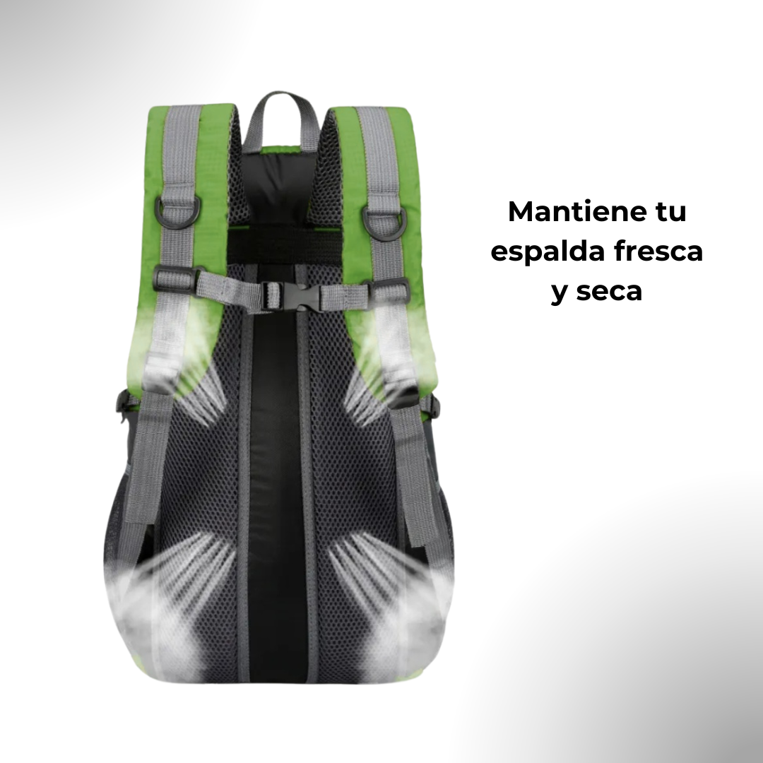 Mochila Outdoor Mujer 30l Impermeable Senderismo Camping Fucsia Liso