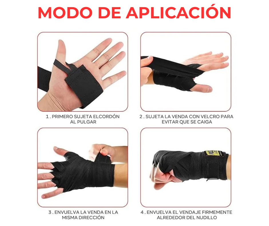 Vendas Boxeo Elásticas Vendaje Kickboxing Accesorios Mma Box