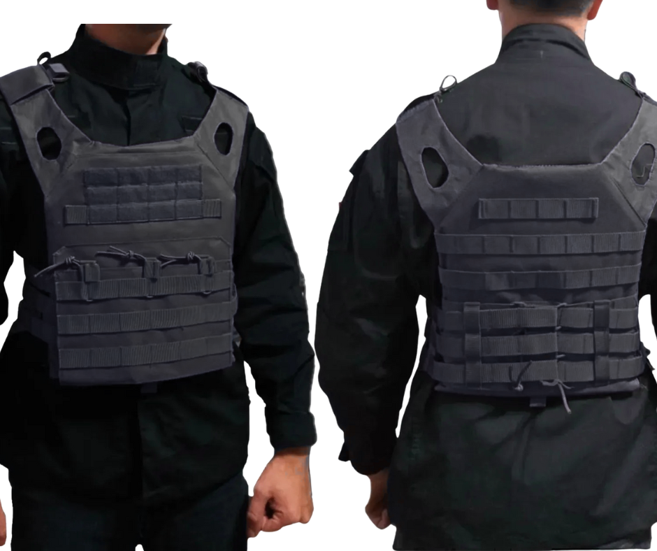 Chaleco Táctico Militar Porta Placas Molle Airsoft Paintball