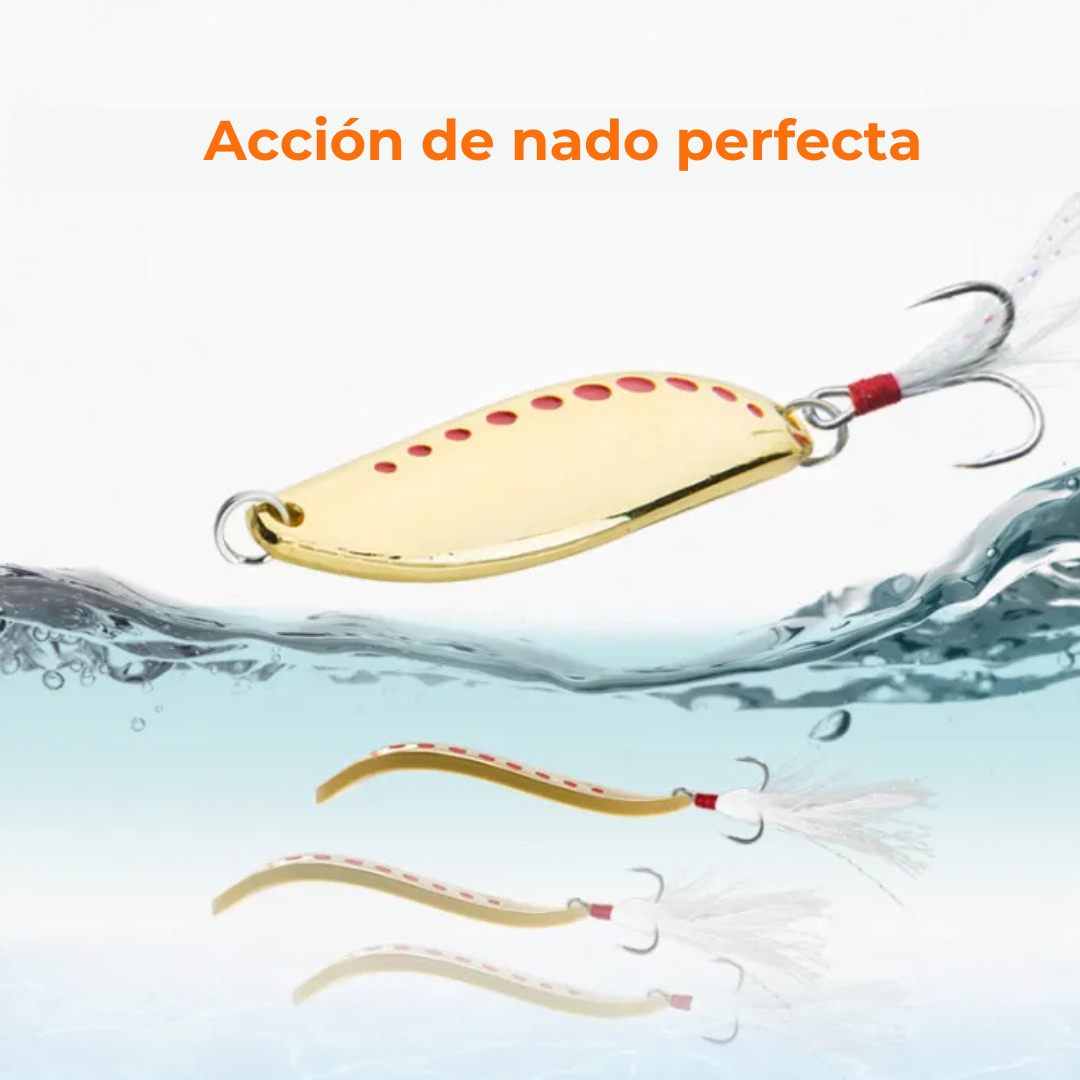 Señuelo Cuchara  Efecto Láser - 10g/20g/25g - Pesca Trucha Salmón Lobina