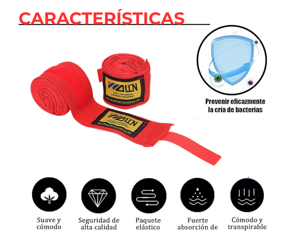 Vendas Boxeo Elásticas Vendaje Kickboxing Accesorios Mma Box