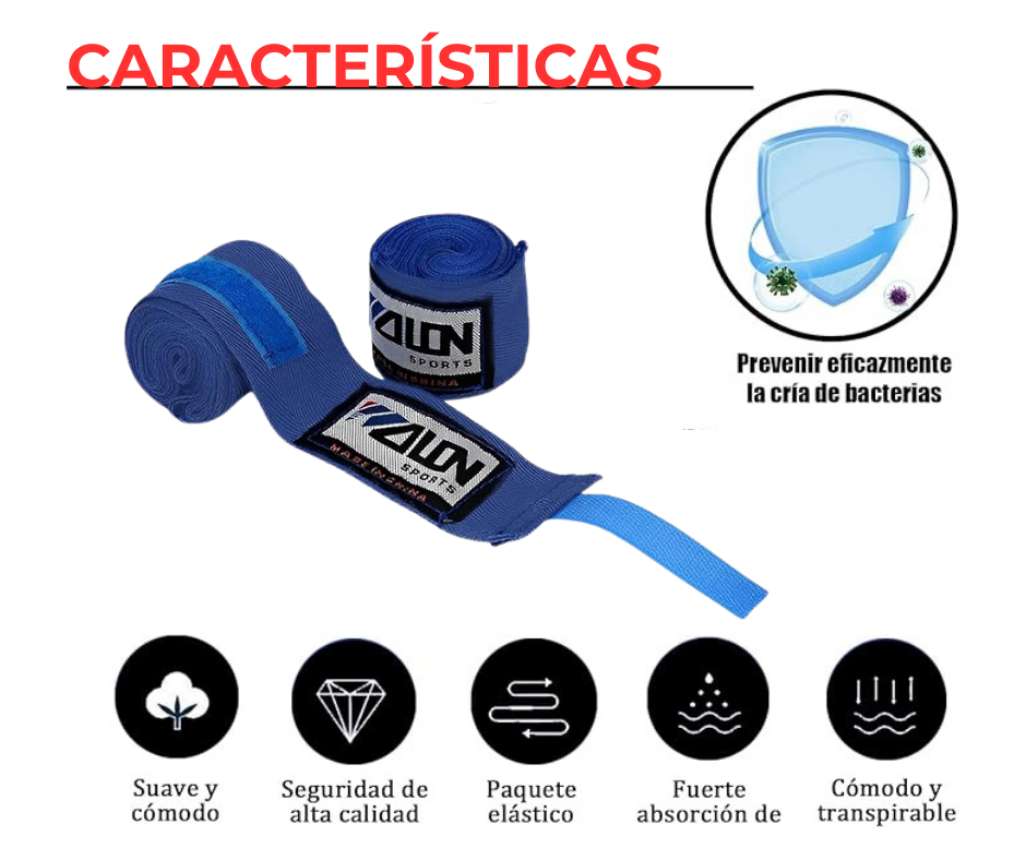 Vendas Boxeo Elásticas Vendaje Kickboxing Accesorios Mma Box