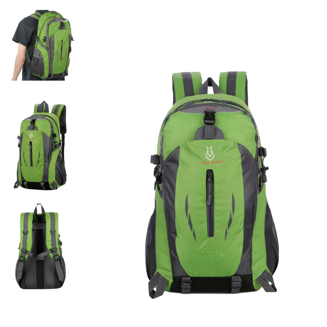 Mochila Outdoor Mujer 30l Impermeable Senderismo Camping Fucsia Liso