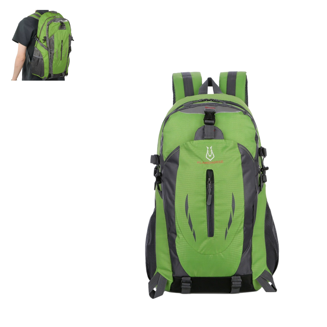 Mochila Outdoor Mujer 30l Impermeable Senderismo Camping Fucsia Liso