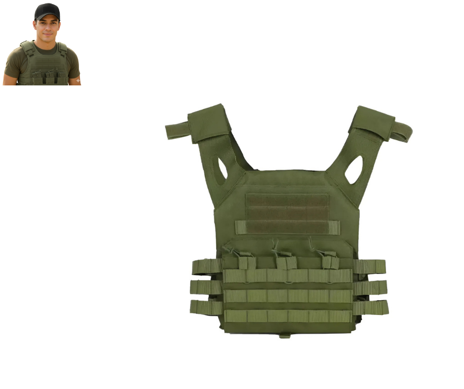 Chaleco Táctico Militar Porta Placas Molle Airsoft Paintball