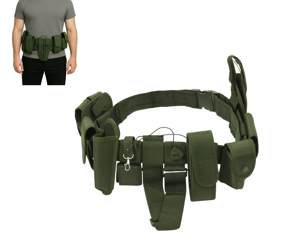 Cinturón Táctico 10 En 1 Seguridad Airsoft Outdoor