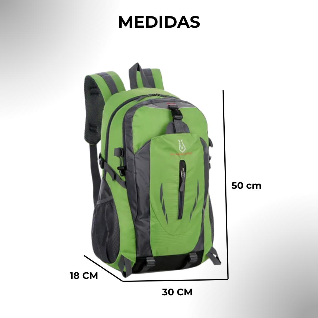 Mochila Outdoor Mujer 30l Impermeable Senderismo Camping Fucsia Liso