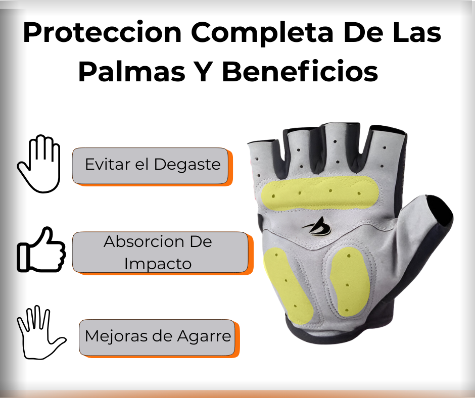 Guantes Ciclismo Gel Cortos Mtb Ruta Spinning Fitness Bike Rojo M Agregar a favoritos $ 11.490