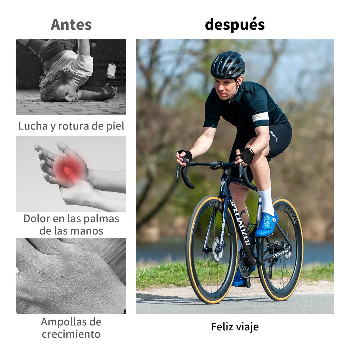 Guantes Ciclismo Gel Cortos Mtb Ruta Spinning Fitness Bike Rojo M Agregar a favoritos $ 11.490