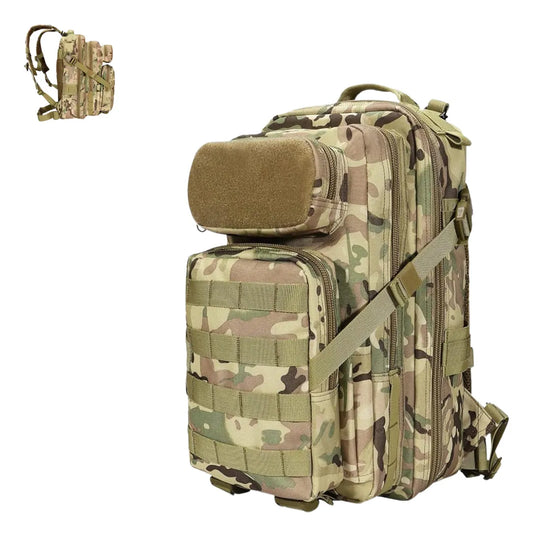 Mochila Táctica Militar 30l Bolso Impermeable Camping Viajes Geométrico