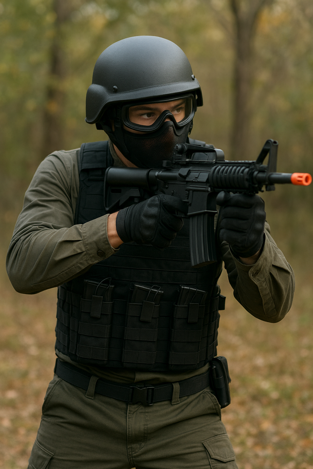 Chaleco Táctico Militar Porta Placas Molle Airsoft Paintball