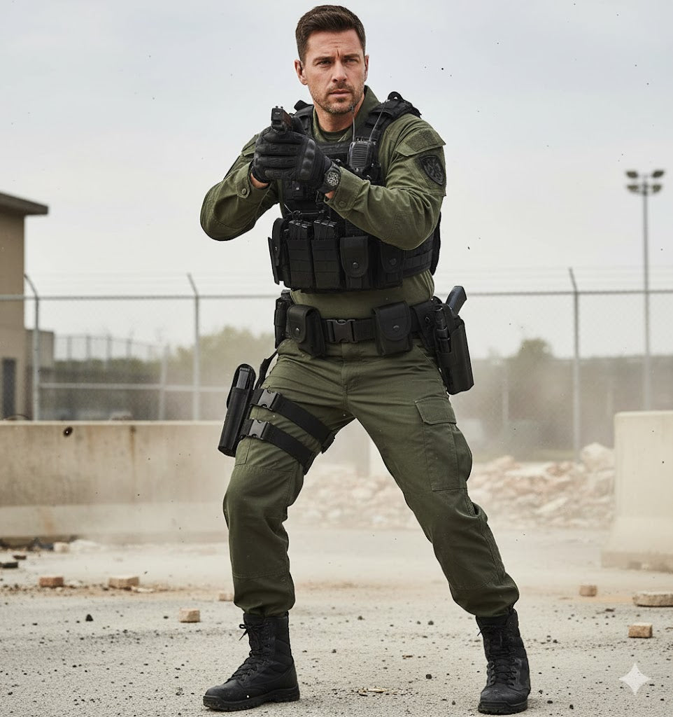 Cinturón Táctico 10 En 1 Seguridad Airsoft Outdoor